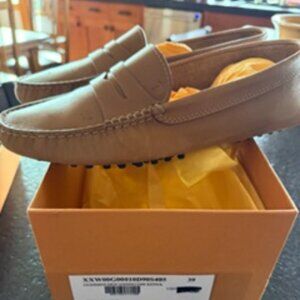 Tod's Gommini Penny Loafer Driver Camel Size US 8.5 EU 39